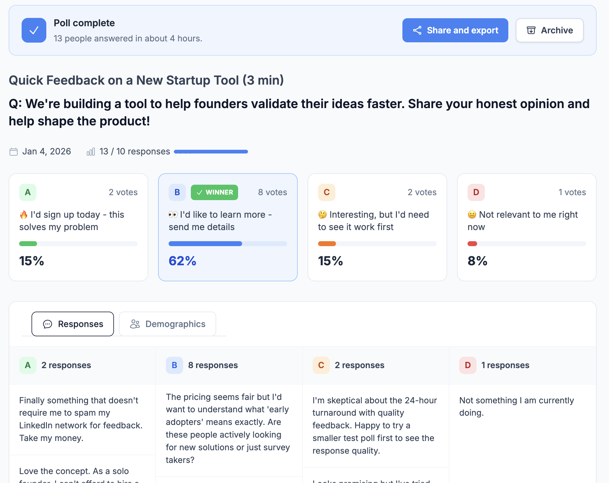 TractionWay feedback and insights
